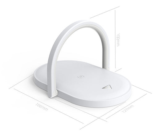 3 In 1 Foldable Wireless Charger Night Light Wireless Charging Station Stonego LED Reading Table Lamp 15W Fast Charging Light
